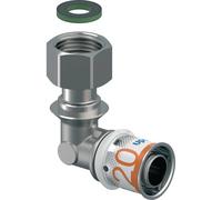 coude à sertir - ecrou libre - s-press plus - 20 mm vers 1/2 - uponor 1070613