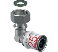 coude à sertir - ecrou libre - s-press plus - 25 mm vers 3/4 - uponor 1070614