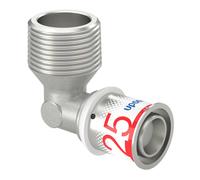 coude à sertir - fileté mâle - s-press plus - 25 mm vers 1 pouce - uponor 1070536