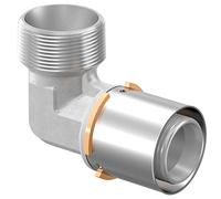 coude à sertir - uponor - 90 degrès - 40 mm vers mâle 33 x 42 - uponor 1064197
