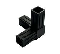Coude accessoire de connecteur de tube carré, 20x20 corner 3ways | Fixation de connexion de remplacement pour charpente de meubles et structurel, facile à installer