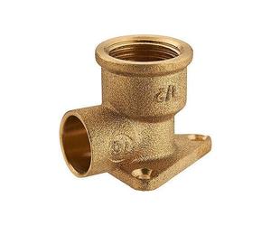 Coude applique fer/cuivre ø14 F15x21 NOYON & THIEBAULT