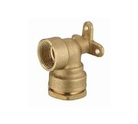 Coude applique laiton pour tuyau polyéthylène sortie femelle F1/2' (15x21) - Ø 20 mm - 1735-2015L1