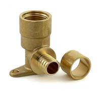 Coude applique long à glissement PER Ø16 à visser avec embase de fixation F15x21 BRICOZOR