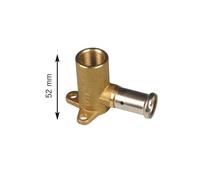 Coude applique multicouche laiton à sertir HENCO Femelle - 2P