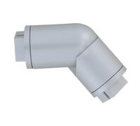 Coude articulé pour main courante ronde diamètre 40 en aluminium argent DUVAL 61-0102-5401