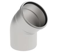 Coude Blücher à 45°, EuroPipe, acier inoxydable 1.4301, avec 2 raccords, 160 mm, 1 pièce
