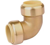 Coude - BOUTTE - D: 14mm - Réutilisable - Sans outil - Cuivre/PER
