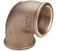 Coude bronze femelle / femelle 90° 33/42 VIEGA