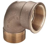 Coude bronze mâle / femelle 90° 12/17 VIEGA
