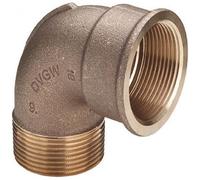 Coude bronze mâle / femelle 90° 20/27 VIEGA