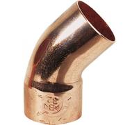 Coude cuivre 45° mâle / femelle à souder - diamètre 10 mm BRICOZOR