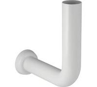 Coude de chasse 90° haute position avec rosace 20x20cm blanc - GEBERIT - 118.008.11.1 Blanc G