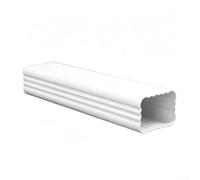 Coude de drainage de toit en PVC avec géométrie d'interface carrée et angles de courbure standard de 65 degrés et 90 degrés pour la gestion de l'eau des bâtiments (A)