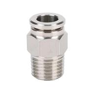 Coude de mamelon pneumatique mâle femelle 1/8 "1/4" 3/8 "1/2" 3/4 ", connecteur rapide en acier inoxydable 304, raccord d'air à dégagement rapide(PC BSPT,4-02 (4MM-1L4)_1 PC)