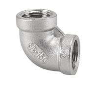 Coude de plomberie en acier, Female Female Elbow 16.5MM | Raccord de tuyau fileté à 90 degrés pour les réparations domestiques et les lignes d ' irrigation