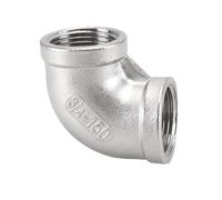 Coude de plomberie en acier, Female Female Elbow 23MM | Raccord de tuyau fileté à 90 degrés pour les réparations domestiques et les lignes d ' irrigation