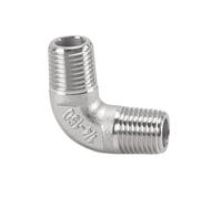 Coude de plomberie en acier, Male1 Male1 Elbow 12.7MM | Raccord de tuyau fileté à 90 degrés pour les réparations domestiques et les lignes d ' irrigation