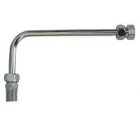 Coude de raccordement BWT 208 KG 12K LF, HACCP, pour raccordement à un ballon, chromé, 1 pièce