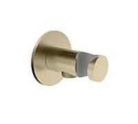 coude de raccordement de douche Herzbach Design iX PVD 2000 .41 Laiton Acier, rosace d = 70mm, avec porte-cône