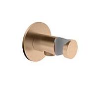 coude de raccordement de douche Herzbach Design iX PVD 2000 Cuivre Acier .39, rosace d = 70mm, avec porte-cône