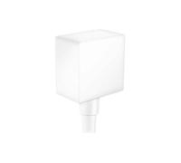 Coude de raccordement FixFit Square Blanc mat