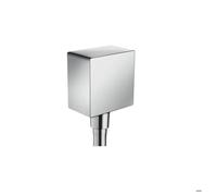 Hansgrohe Coude de raccord FixFit Square 26455000 - Chromé - Clapet anti-retour