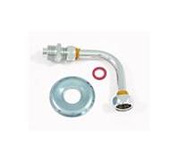 Coude de raccordement Ideal-Standard Meloh pour tuyau de 12 mm, 70 x 100 mm, chromé