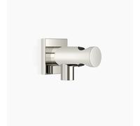 Coude de raccordement mural Dornbracht avec support de douche intégré, rosace carrée 60x60mm, 28490970-08, Couleur: platine