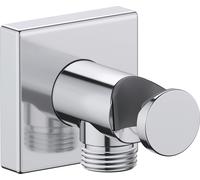 Coude de raccordement mural Duravit, rosace carrée, 55x102mm, UV0630010010, Couleur: Chrome brillant