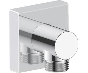 Coude de raccordement mural Duravit, rosace carrée, 55x80mm, UV0630011010, Couleur: chrome