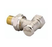 Coude de réglage RLV-S 10 - F 3/8""(12/17) - DANFOSS - Raccord de plomberie - Laiton - A visser - Coude - Femelle