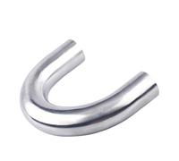 Coude de Tuyau d'échappement de Voiture en Acier Inoxydable 316L à 180 degrés, coude de soudage en U(28mmx1.5mm)