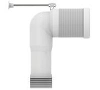 Coude de vidange Ideal Standard T002767 blanc, 13,5 x 13,5 x 13,5 cm