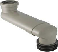 Coude d'étage WC Geberit (PVC) DN90/100, gris