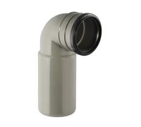 Geberit – Coude d'évacuation pour bâti-support Duofix 367.002.00.1 – PVC 90/100 mm 90°