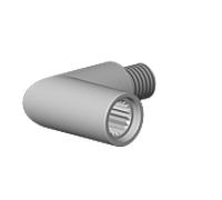 coude Dornbracht pour poignée 04182002200-06 platine mat