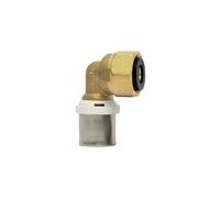 Coude écrou tournant multicouche à sertir 26mm x 20/27 - 3/4" Fixoconnect