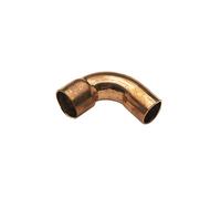Coude égal 90° cuivre à souder grand rayon mâle femelle 14mm Pronorm, lot de 10
