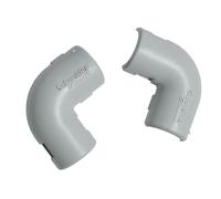 coude équerre pour tube irl 3321 - diamètre 20 mm - gris - schneider electric enn42320