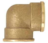 Coude femelle 90 - 20x27 (3/4") - laiton