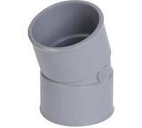 Coude femelle-femelle 20°, pvc gris - ø 40 mm, nicoll, ref. Uch22