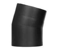 Coude fixe 15° - double paroi - noir - Tecnovis TEC-Protect 150mm