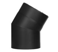 Coude fixe 30° - double paroi - noir - Tecnovis TEC-Protect 130mm