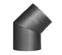 Coude fixe 45° - double paroi - gris - Tecnovis TEC-Protect Ø 130 mm