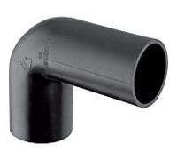 coude Geberit Pe 363080161 DN 56x50mm, 90Grad, PE-HD, pour manchon