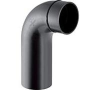 coude Geberit Pe 365051161 DN 70, 88,5 degrés, avec jambe longue, PE-HD