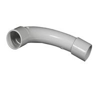 Coude grand rayon IRL'OC pour tubes IRL - Ø32 mm - Gris