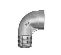Coude inox Hermann Schmidt 1/2" 90° filetage intérieur/filetage extérieur