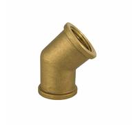 Coude Laiton 45 Degrés, Raccord Fileté 3/4 Pouce, Angle Plomberie
